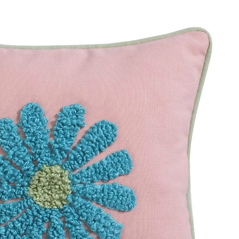 Thread & Daisy Cotton Cushion Cover (Multicolor) - Set OF Four media 3
