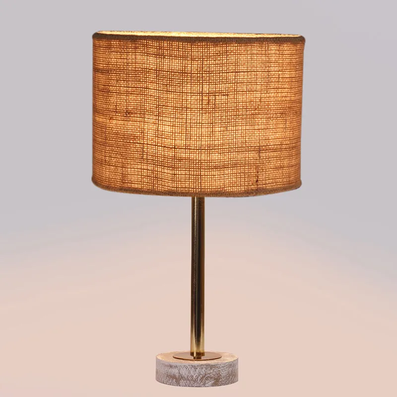 Sienna I Rodin Wooden Table Lamp - Beige,Gold,White media 5