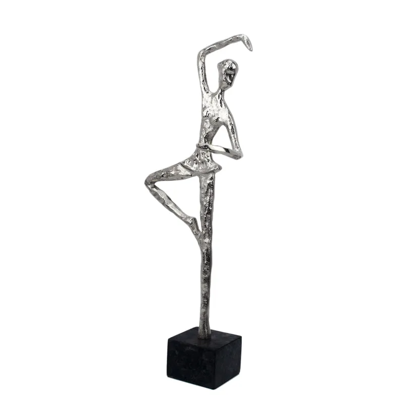 Bravo Ballerina Showpiece - Silver media 3