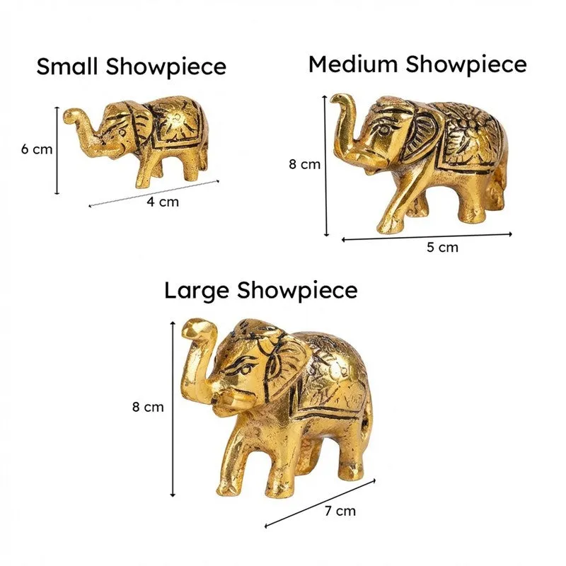 Haathi Family Showpiece - Set Of Three media 8