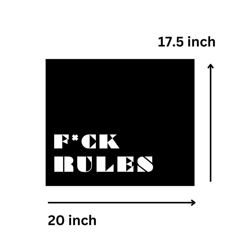 No Rules Iron Wall Accent media 5