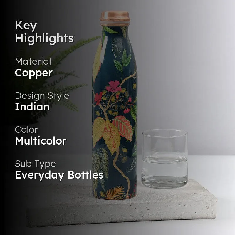 Fronds & Florets Copper Bottle - 950 mL media 2