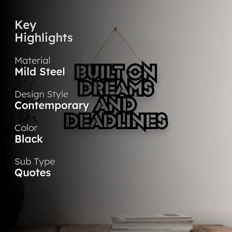 Dreams & Deadliness Mild Steel Wall Accent media 2