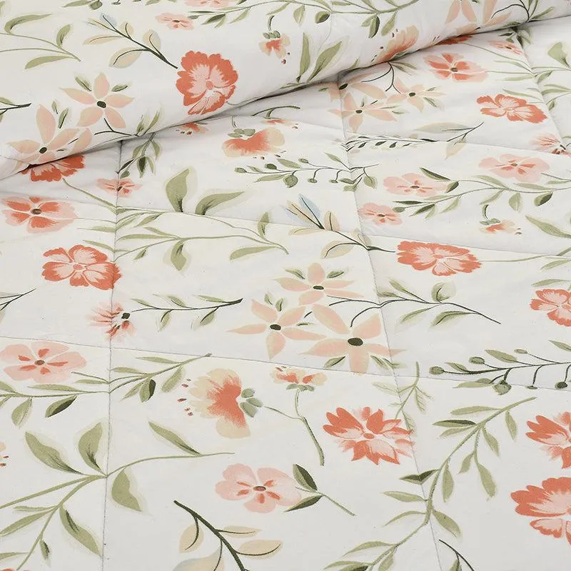Hushed Blooms Floral Comforter - 150 GSM media 4