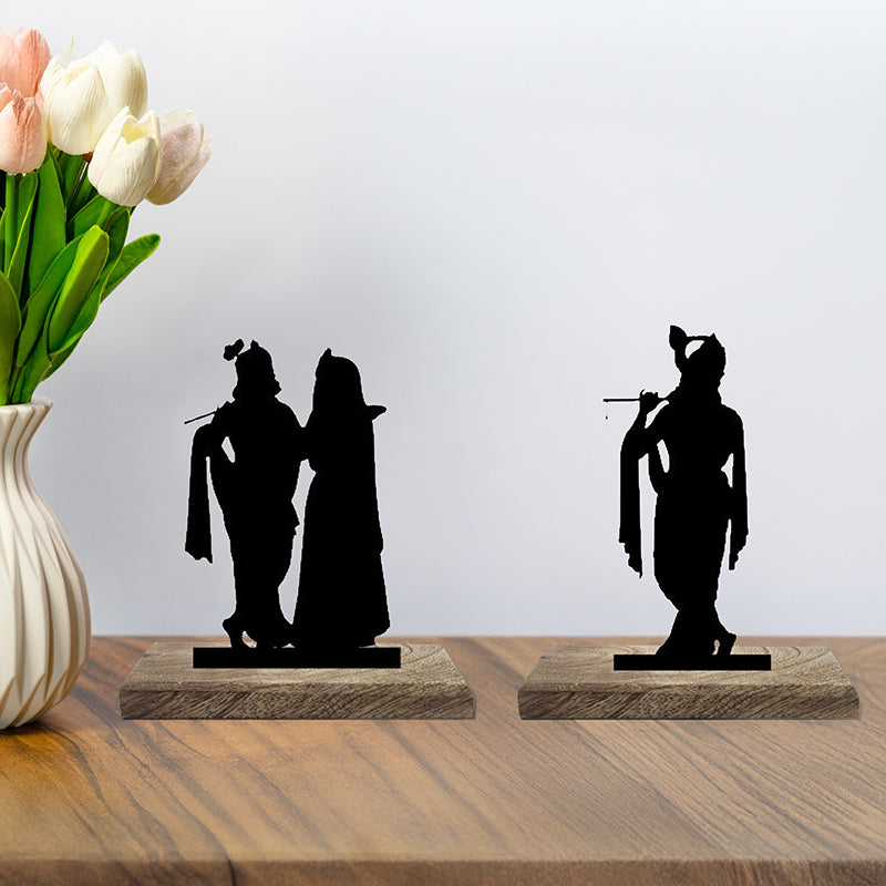 Radhe Krishna Showpiece - Set Of Two