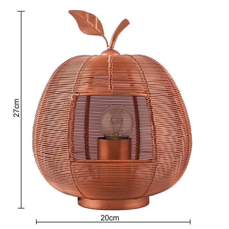 The Apple Light Metal Table Lamp - Copper media 5