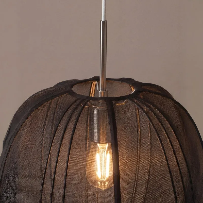 Fig Living Luxe Collection Ceiling Lamp - Black & Silver media 8
