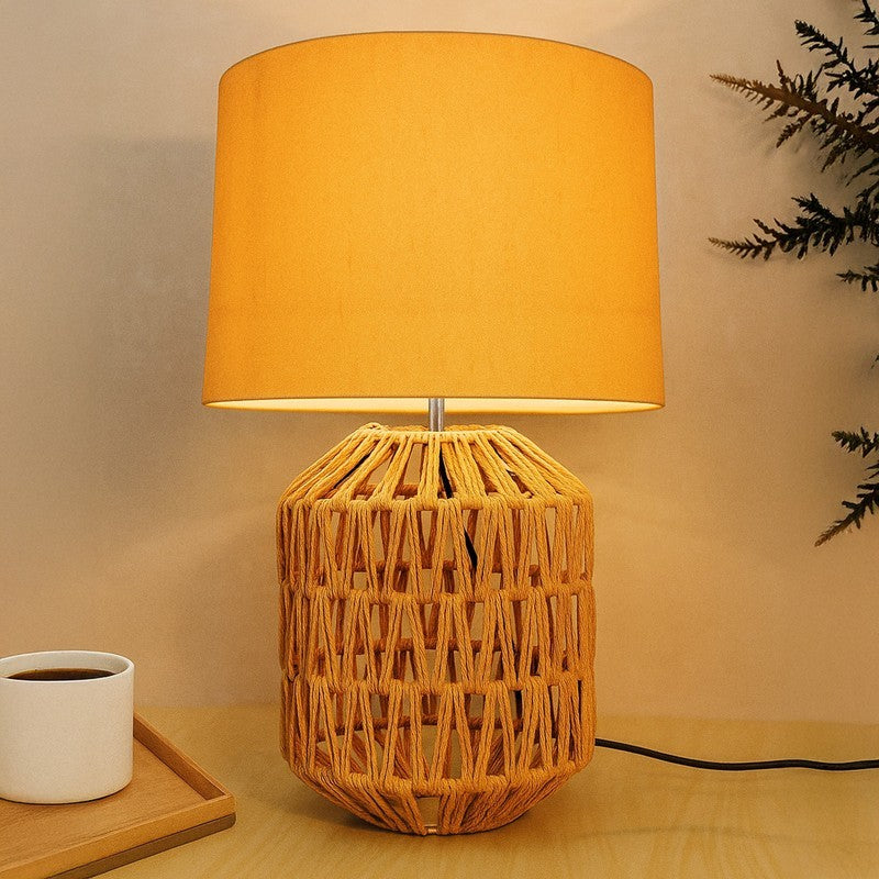 GlowVibe Cozy Table Lamp - Yellow