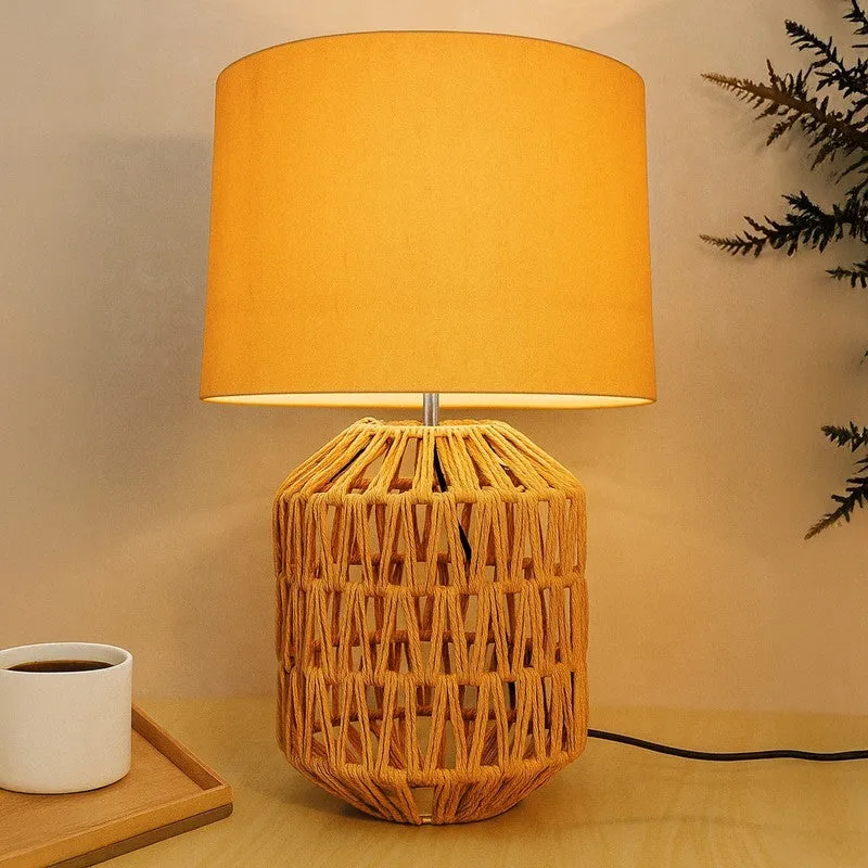 GlowVibe Cozy Table Lamp - Yellow media 1