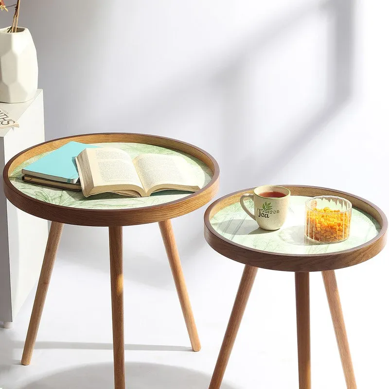 Scandi Wood Side & Bedside Tables - Set Of Two media 5