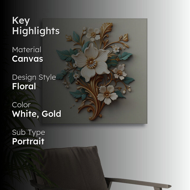 Bloom Azure Wall Painting media 2