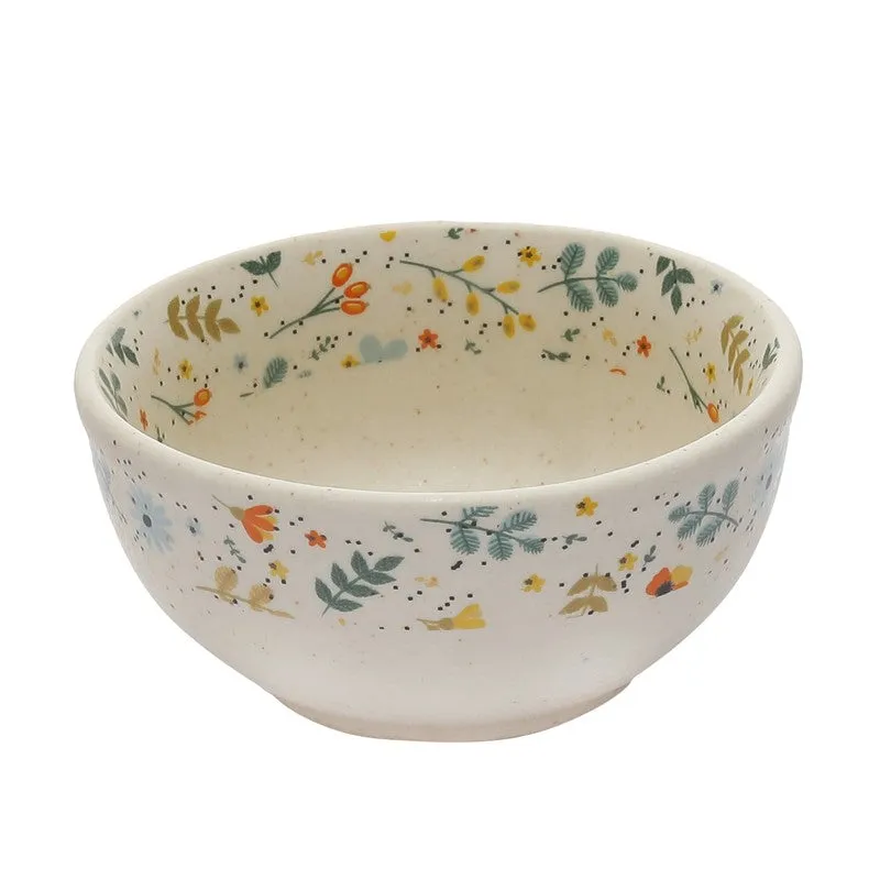 Bloomstone Multicolor Stoneware Serving Bowls (260 mL) - Set Of Four media 5