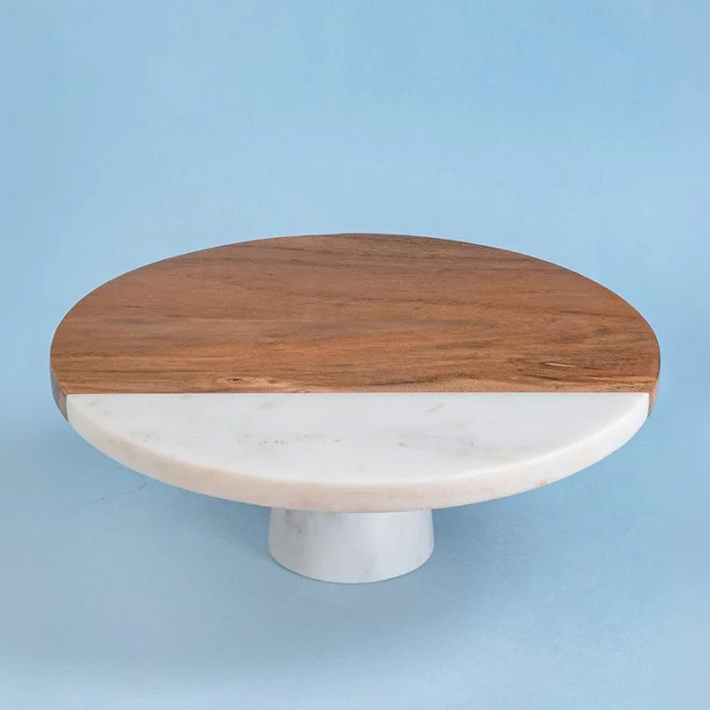 Frost & Timber Marble Cake Stand media 3