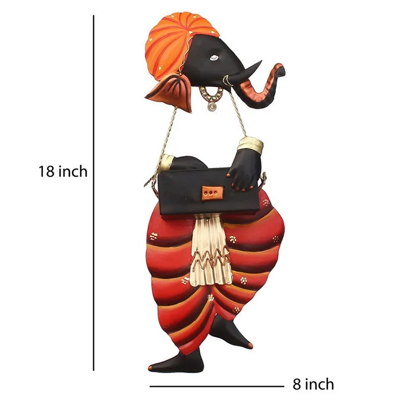 Vinayaka Sangeeth Harmonium Religious Iron Wall Accent media 5