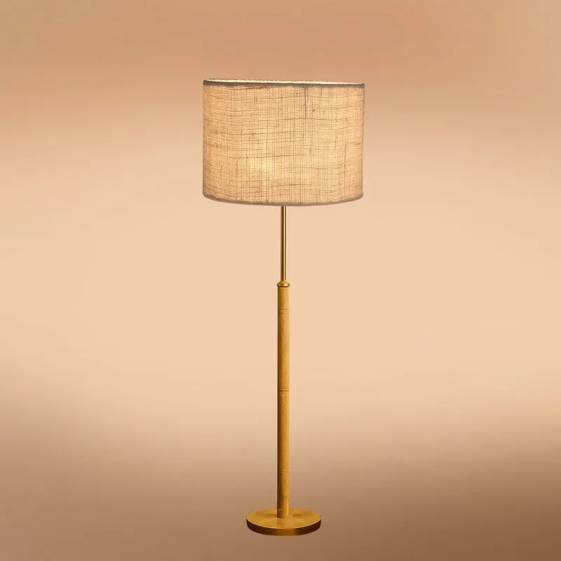 Zenith Glow Wooden Floor Lamp - White media 5