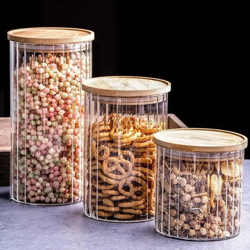 Sefona Storage Jar (685/1050/1400 mL) - Set Of Three media 1