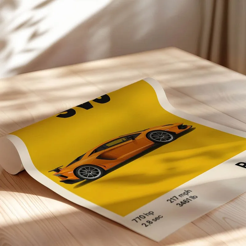 Aventador SVJ Wall Poster media 5
