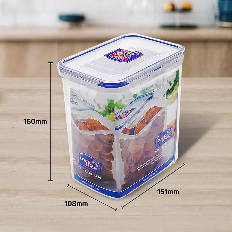 Storeio Airtight Plastic Storage Container (1500 mL Each) - Set Of Three media 8
