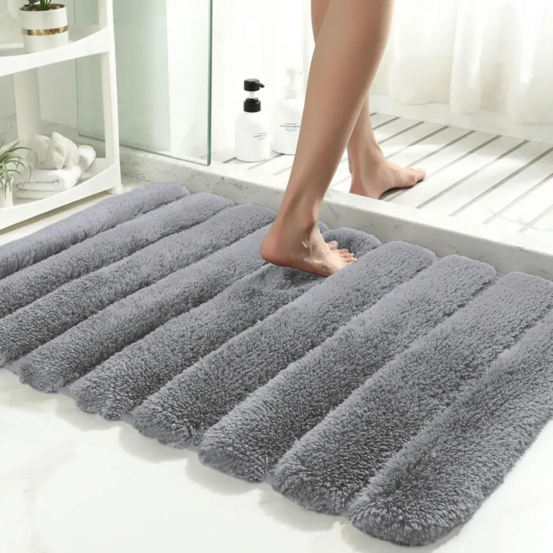 Toronto Touch Microfiber Bath Mat - Grey media 3