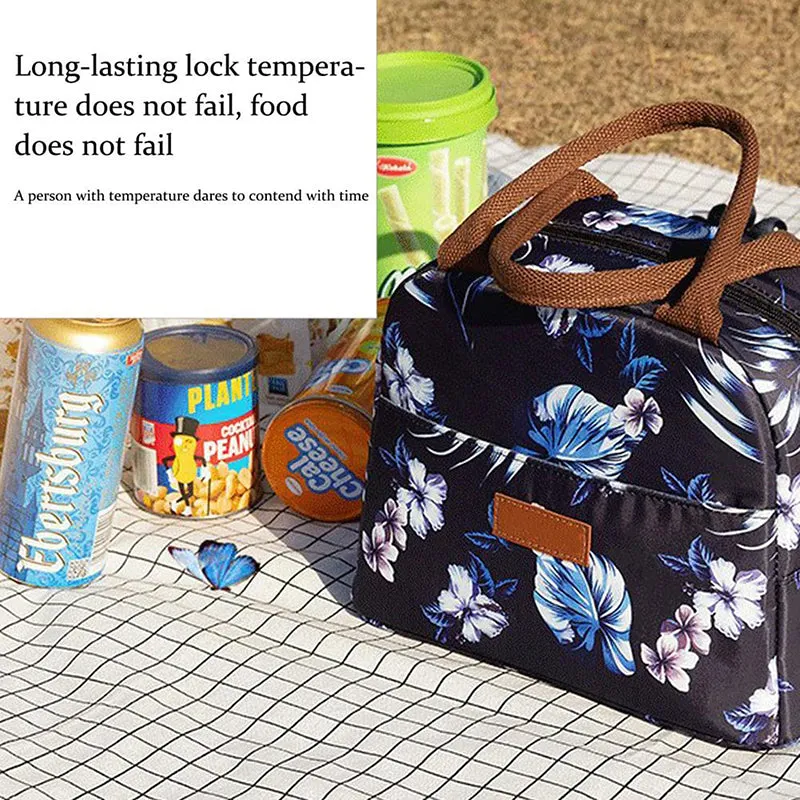 Bloom Bento Nylon Lunch Bag media 4