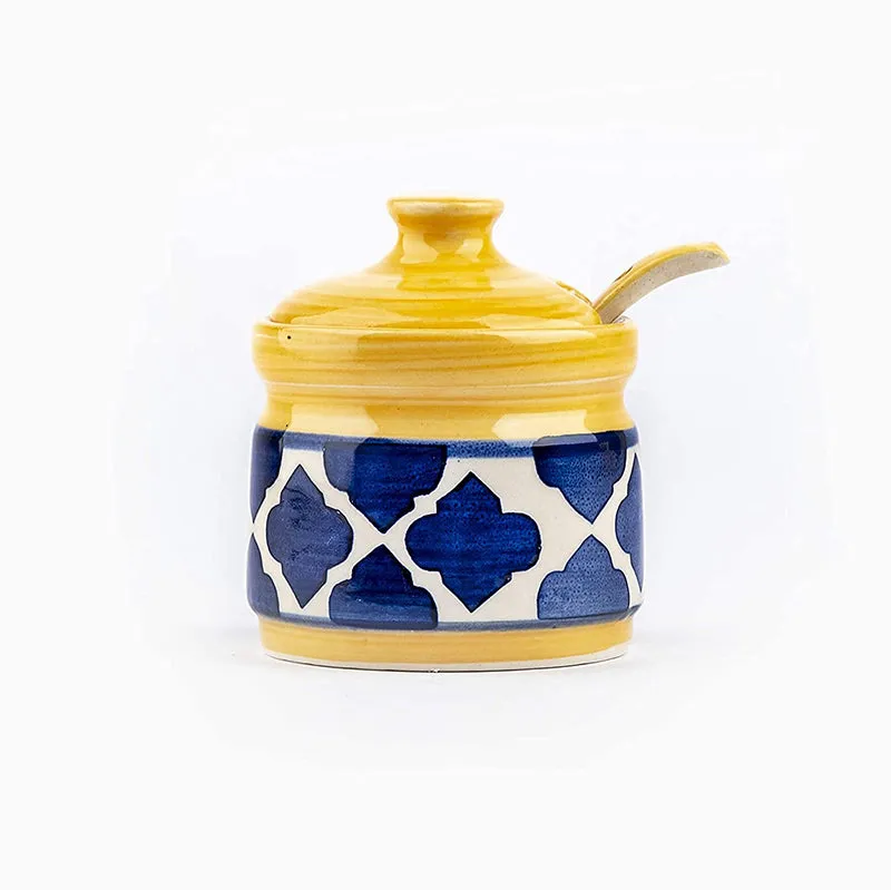 Medina Bharni Ceramic Jar (225 mL) - Four Piece Set media 7