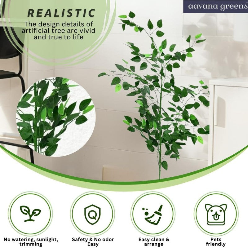 Verdique Artificial Ficus Tree - 4 Feet media 4