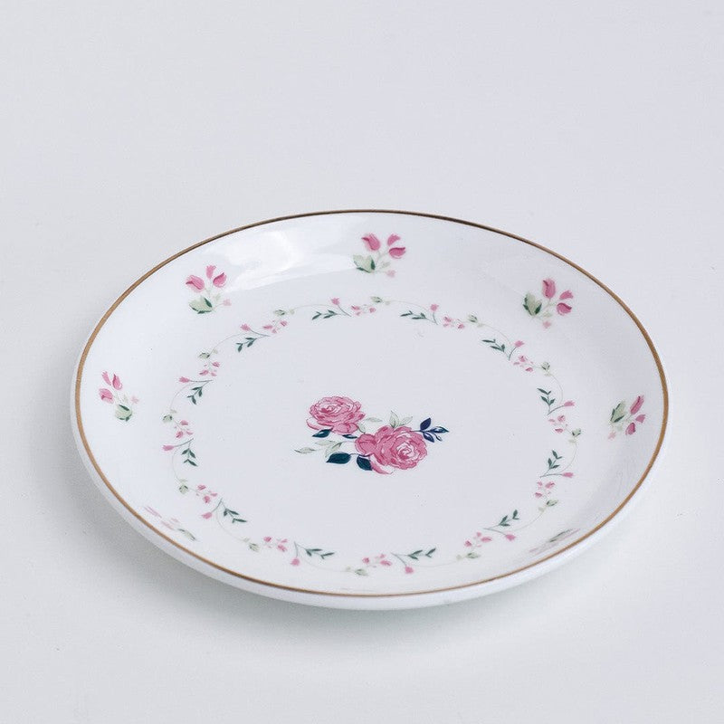 Magique by The Wishing Chair Portrait of Rose Amber Ceramic Platter & Plates With Giftbox - Five Piece Set media 6