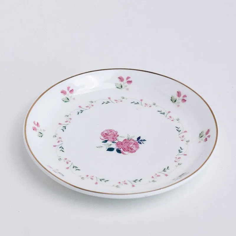 Magique by The Wishing Chair Portrait of Rose Amber Ceramic Platter & Plates With Giftbox - Five Piece Set media 6