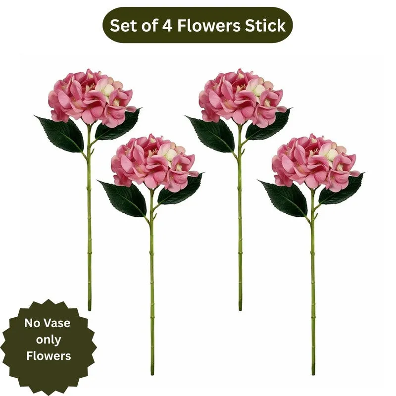 Hydravia Polyester Artificial Flower - Set Of Four media 3