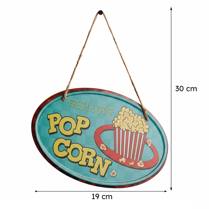 Fresh & Crisp Popcorn Metal Wall Accent media 4