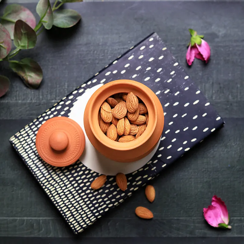 Clay Curve Terracotta Jar - 420 mL media 7