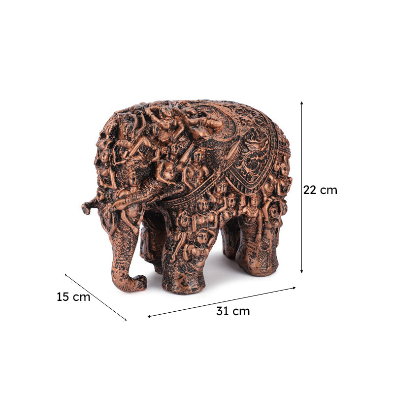 Decorative Tusker Showpiece media 6