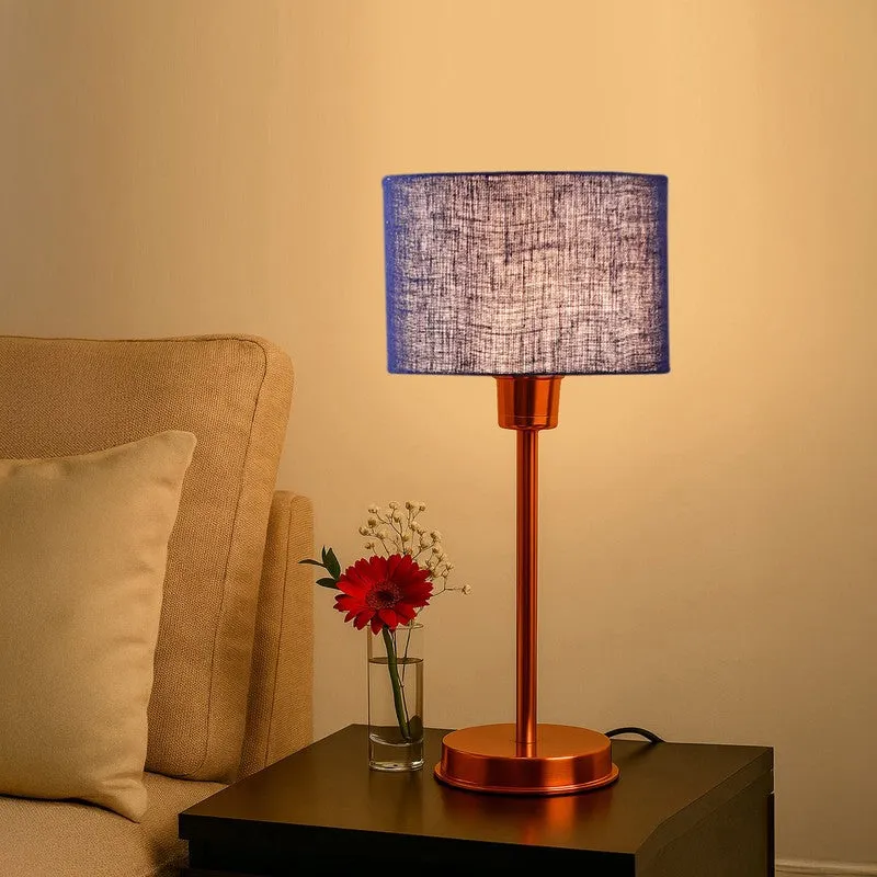 Kavira Karo Metal Table Lamp - Blue media 3