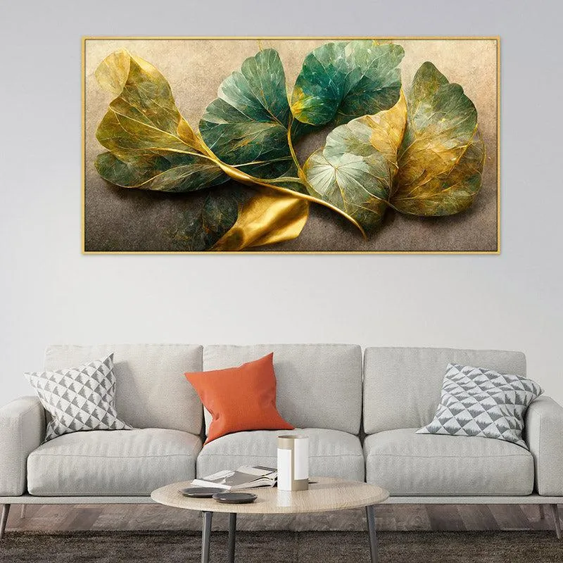 Qaina Abstract Wall Painting With Frame media 3