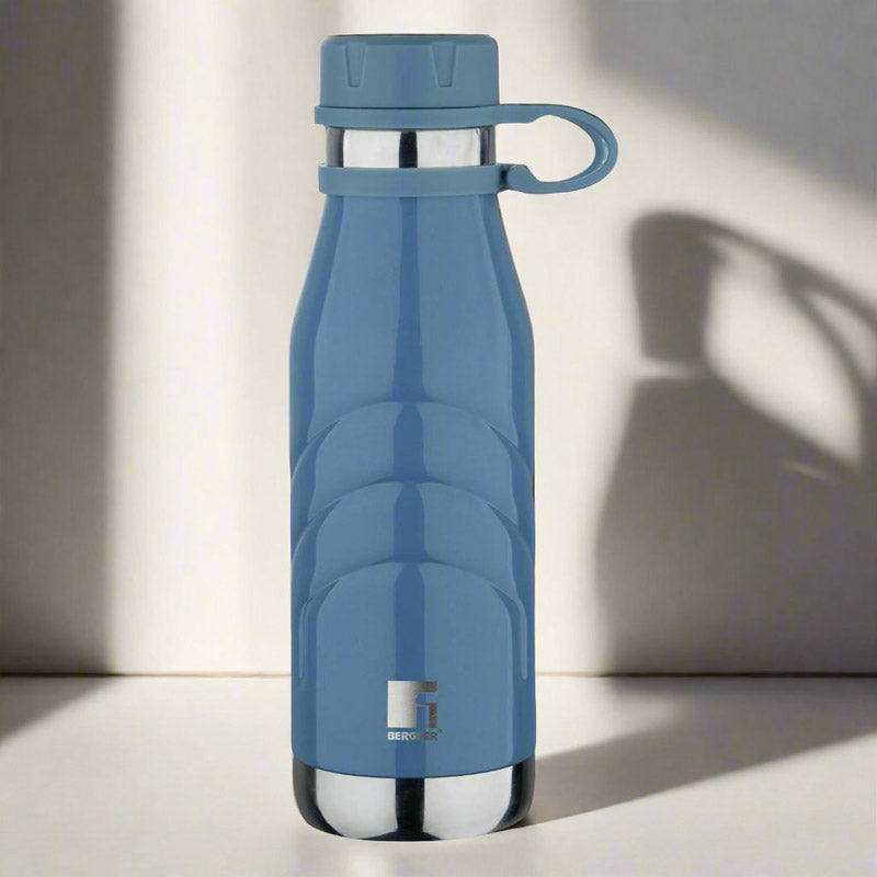 Bergner Walking Aqua Flex Thermosteel Hot And Cold Flask (Blue) - 750 mL media 5
