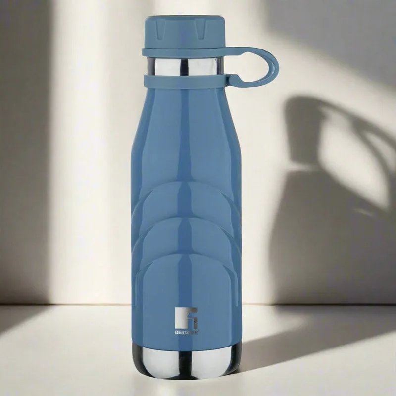 Bergner Walking Aqua Flex Thermosteel Hot And Cold Flask (Blue) - 750 mL media 5