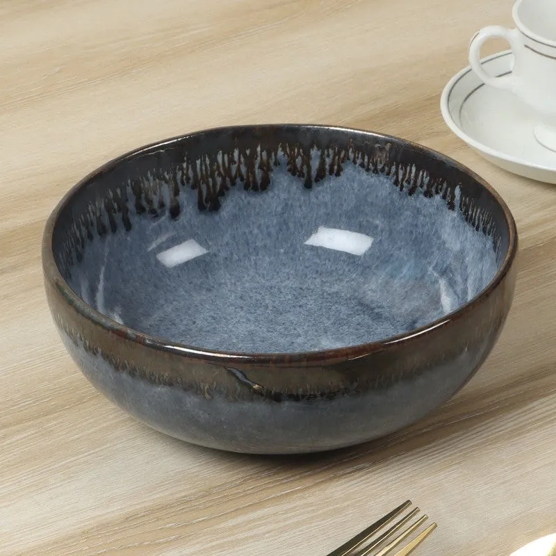 Ceramic Serving Bowls (Dark Blue) - 700 mL media 1