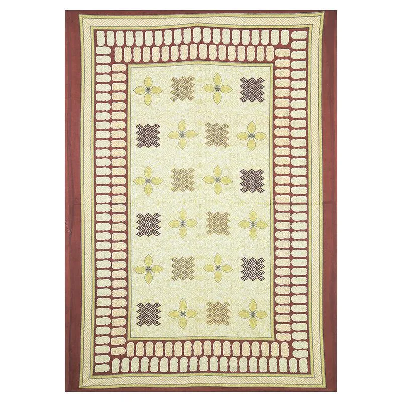 Jonaki Printed Diwan Set (Ivory) - Six Piece Set media 5