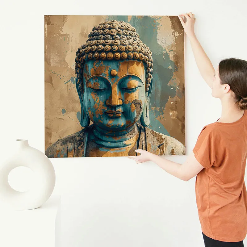 Antique Buddha Canvas Wall Art media 5