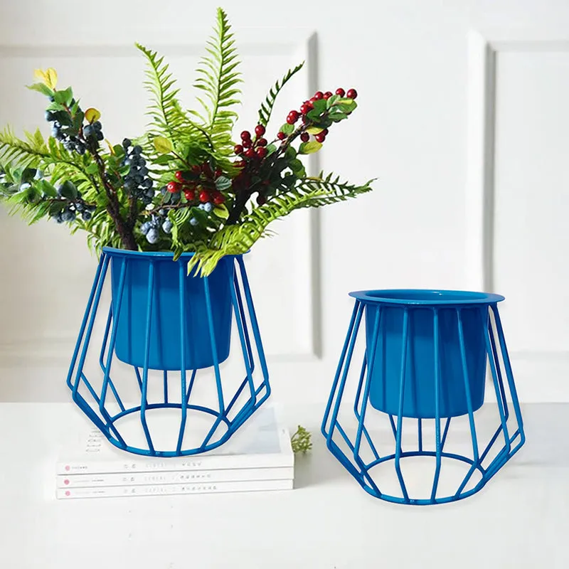 Steela Planter (Blue) - Set Of Two media 2
