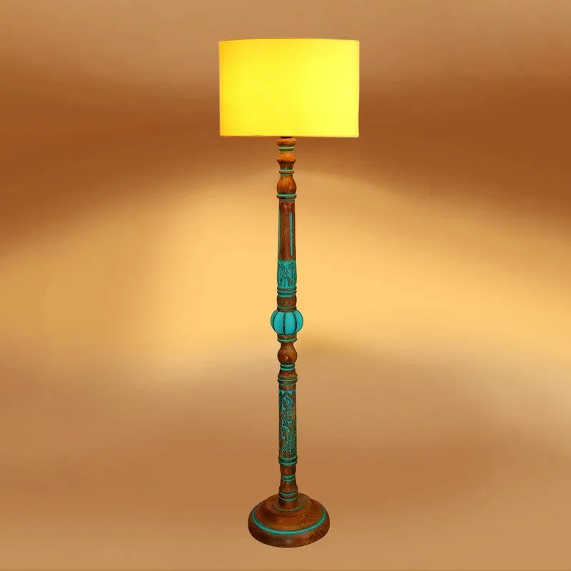 HaloCylinder Light Floor Lamp (Yellow) media 3