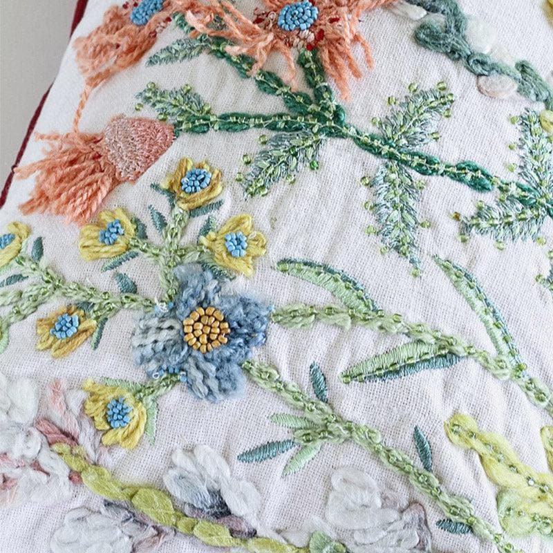 Yasmeen Embroidered Cushion Cover media 4