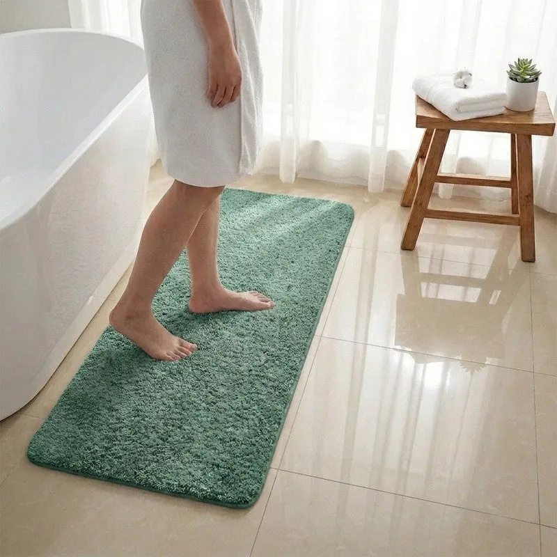 BathEase Anti Skid Runner Rug - Green media 1