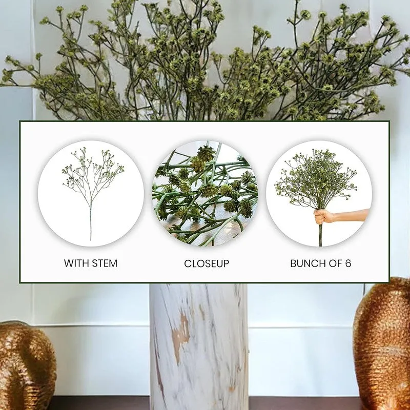 Lirio Gypsophila Artificial Flowers - Set Of Six media 5