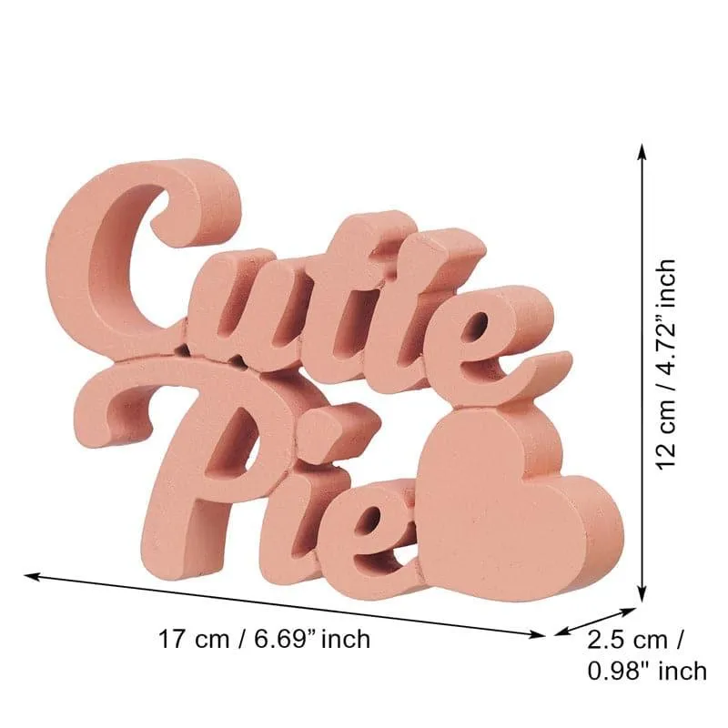 Cutie Pie Typography Showpiece media 4
