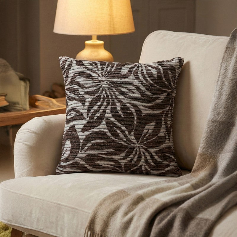 PetalReverie Cushion Cover - Coffee