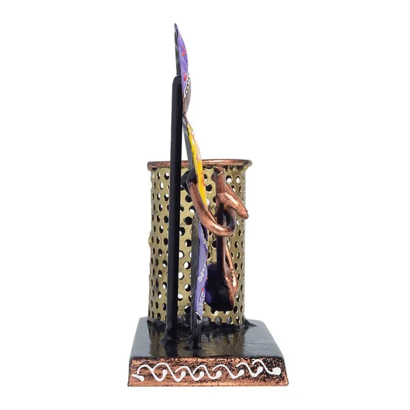 Folk Musician Iron Pen Stand Stationery Holder media 6