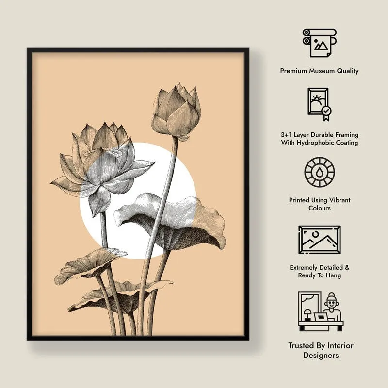 Kamaladalam Archival Paper Wall Art With Frame media 9