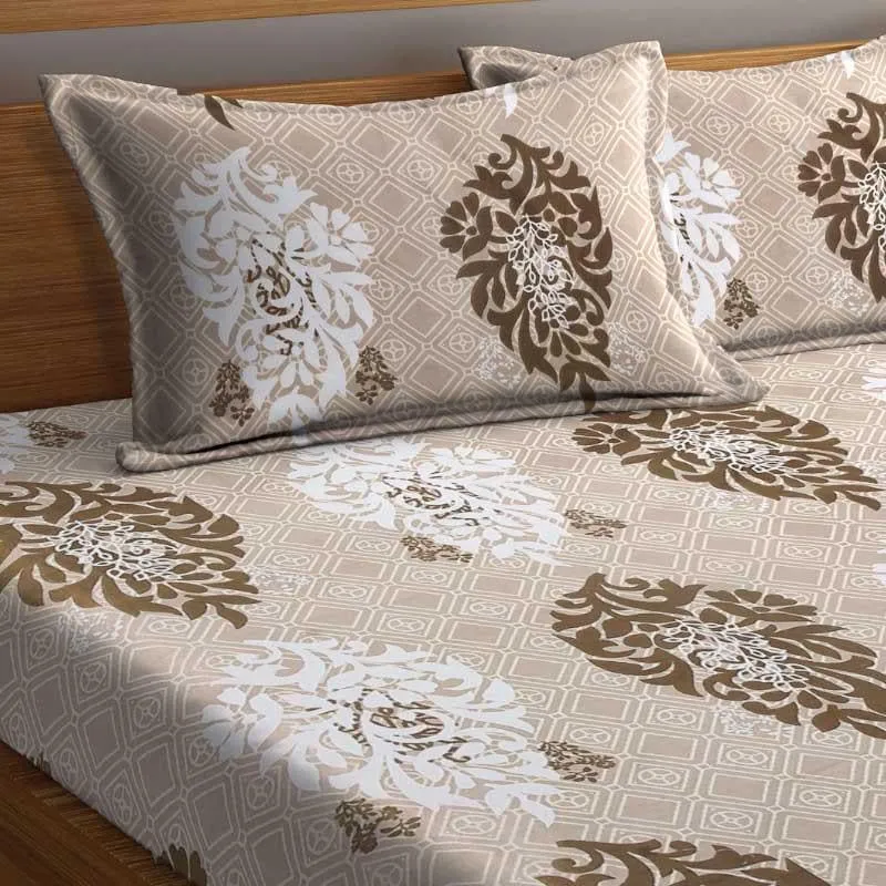 Damyanti Printed Microfiber Bedsheet - 130 GSM media 4