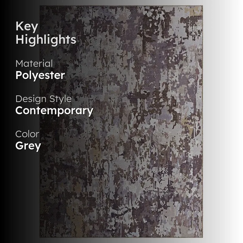 Aria Abstract Carpet - Grey media 2